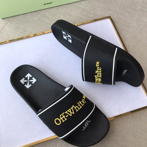 Replica Off-White Slippers For Men #1117126 $42.00 USD for Wholesale