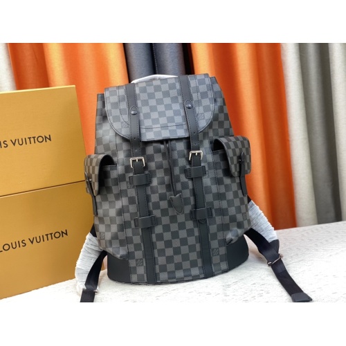 Louis Vuitton LV AAA Man Backpacks #1119428 $85.00 USD, Wholesale Replica Louis Vuitton LV AAA Man Backpacks