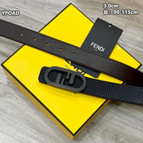 Replica Fendi AAA Quality Belts For Women #1119571 $56.00 USD for Wholesale