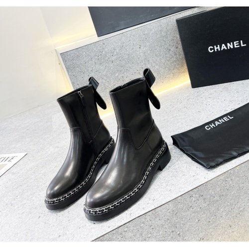 Chanel Boots For Women #1120446 $108.00 USD, Wholesale Replica Chanel Boots