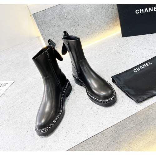 Replica Chanel Boots For Women #1120446 $108.00 USD for Wholesale