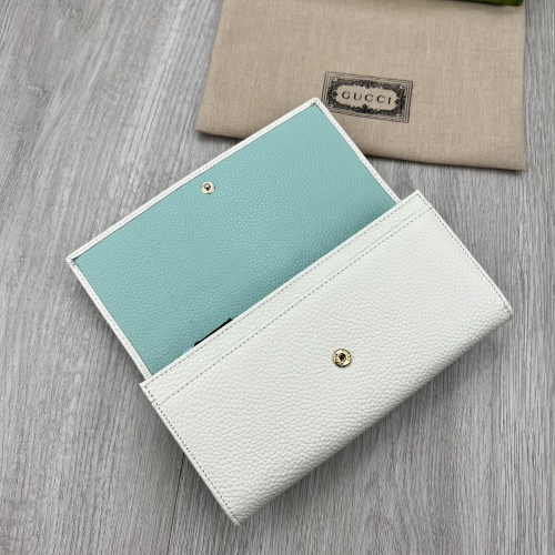 Replica Gucci Wallets For Women #1122758 $42.00 USD for Wholesale