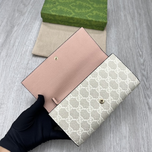 Replica Gucci Wallets For Women #1122774 $42.00 USD for Wholesale