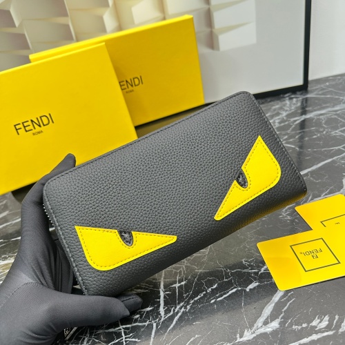 Replica Fendi Wallets For Unisex #1122914 $42.00 USD for Wholesale