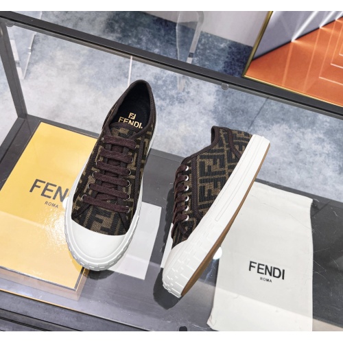 Replica Fendi Casual Shoes For Women #1124438 $82.00 USD for Wholesale