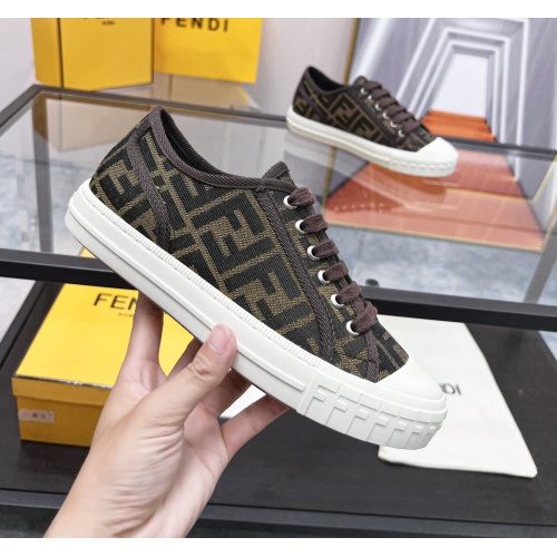 Replica Fendi Casual Shoes For Women #1124438 $82.00 USD for Wholesale