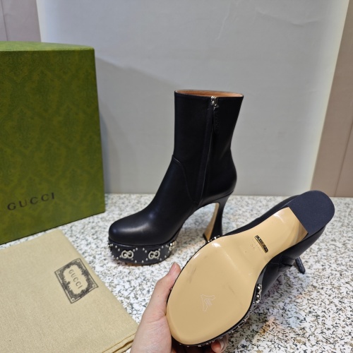 Replica Gucci Boots For Women #1124636 $160.00 USD for Wholesale