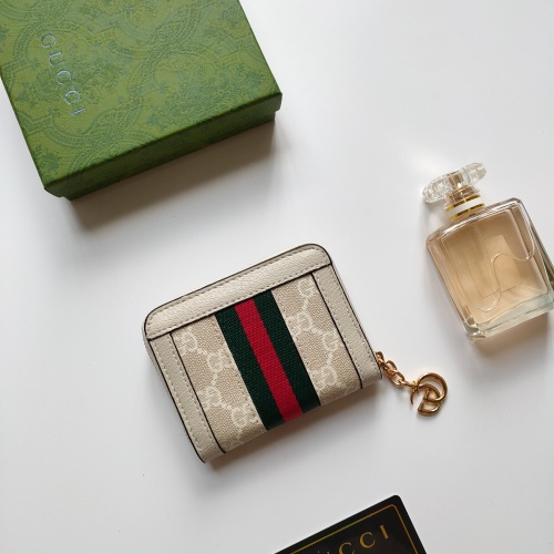 Replica Gucci Wallets #1126550 $36.00 USD for Wholesale