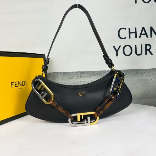 Fendi AAA Quality Shoulder Bags For Women #1128624 $96.00 USD, Wholesale Replica Fendi AAA Quality Shoulder Bags