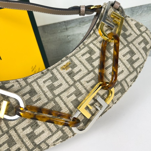 Replica Fendi AAA Quality Shoulder Bags For Women #1128625 $96.00 USD for Wholesale