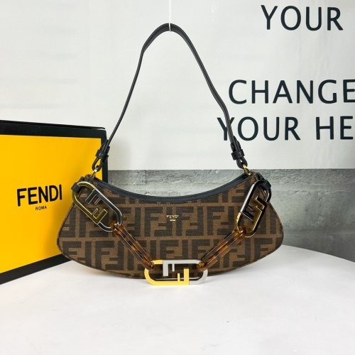 Fendi AAA Quality Shoulder Bags For Women #1128626 $96.00 USD, Wholesale Replica Fendi AAA Quality Shoulder Bags