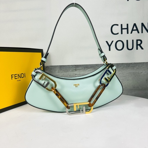 Fendi AAA Quality Shoulder Bags For Women #1128630 $96.00 USD, Wholesale Replica Fendi AAA Quality Shoulder Bags