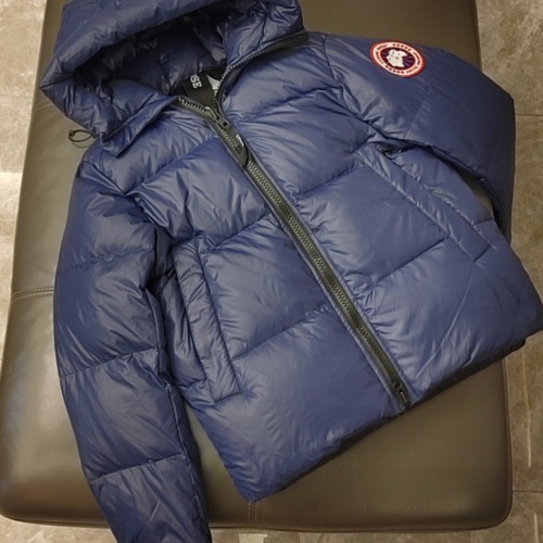 Canada Goose Down Feather Coat Long Sleeved For Unisex #1128745 $175.00 USD, Wholesale Replica Canada Goose Down Feather Coat