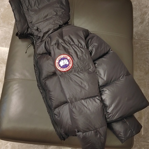 Replica Canada Goose Down Feather Coat Long Sleeved For Unisex #1128746 $175.00 USD for Wholesale