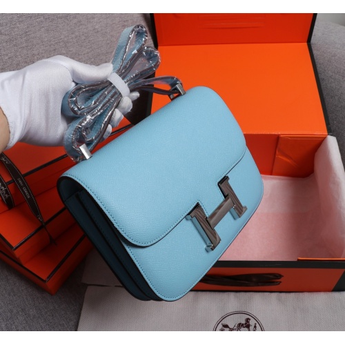 Replica Hermes AAA Quality Messenger Bags For Women #1128791 $108.00 USD for Wholesale