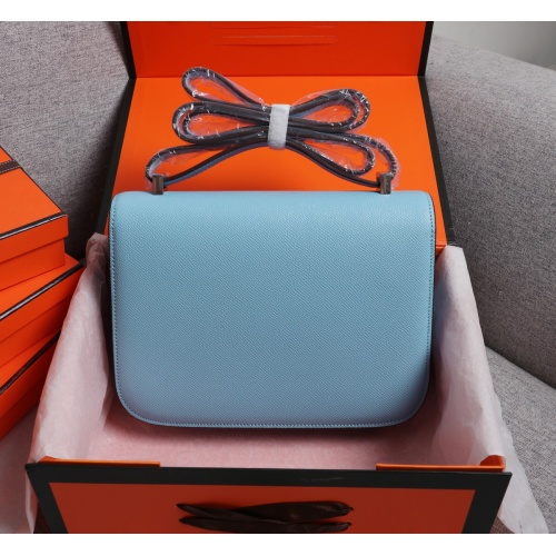 Replica Hermes AAA Quality Messenger Bags For Women #1128791 $108.00 USD for Wholesale