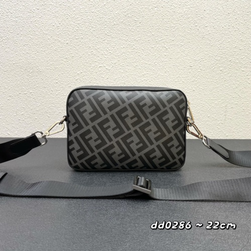 Replica Fendi AAA Man Messenger Bags #1128917 $92.00 USD for Wholesale