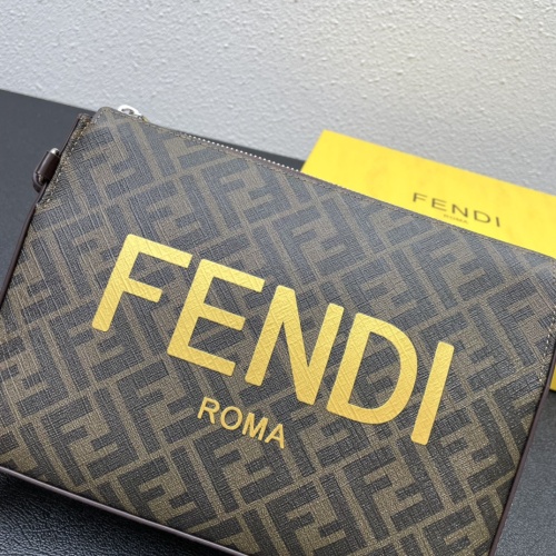 Replica Fendi AAA Man Wallets #1128927 $82.00 USD for Wholesale