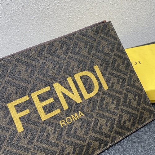 Replica Fendi AAA Man Wallets #1128929 $80.00 USD for Wholesale