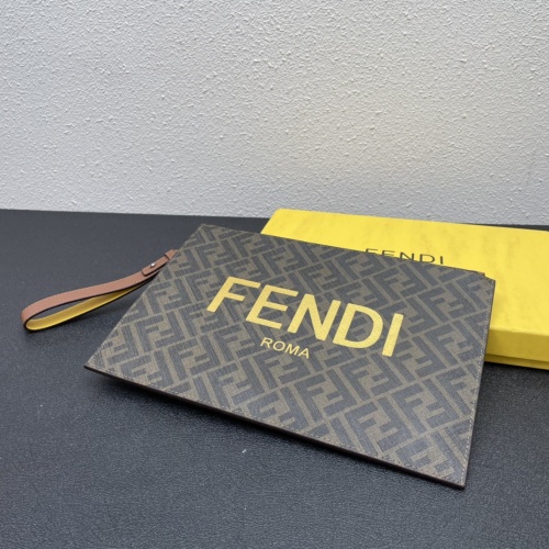 Replica Fendi AAA Man Wallets #1128929 $80.00 USD for Wholesale