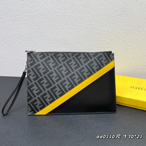 Fendi AAA Man Wallets #1128944 $80.00 USD, Wholesale Replica Fendi AAA Man Wallets