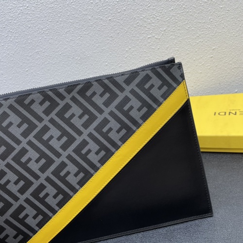 Replica Fendi AAA Man Wallets #1128944 $80.00 USD for Wholesale