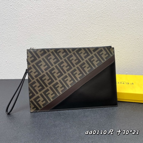 Fendi AAA Man Wallets #1128946 $80.00 USD, Wholesale Replica Fendi AAA Man Wallets