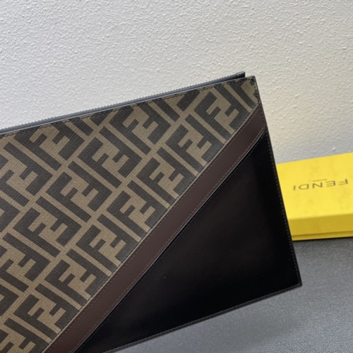 Replica Fendi AAA Man Wallets #1128946 $80.00 USD for Wholesale