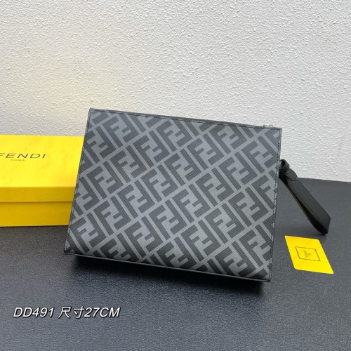 Replica Fendi AAA Man Wallets #1128957 $76.00 USD for Wholesale