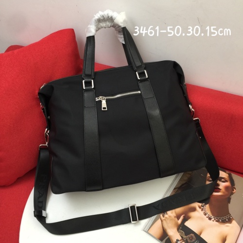 Replica Prada AAA Man Handbags #1129006 $92.00 USD for Wholesale