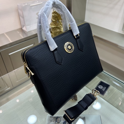 Replica Versace AAA Man Handbags #1129272 $160.00 USD for Wholesale