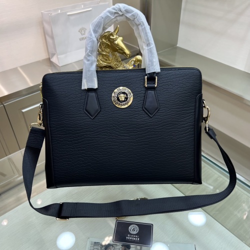 Replica Versace AAA Man Handbags #1129272 $160.00 USD for Wholesale