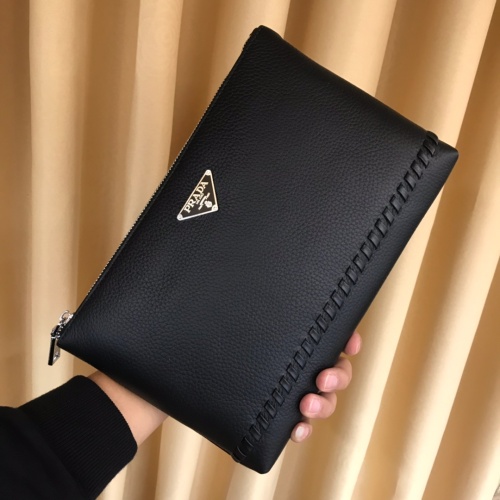 Prada AAA Man Wallets #1132711 $64.00 USD, Wholesale Replica Prada AAA Man Wallets