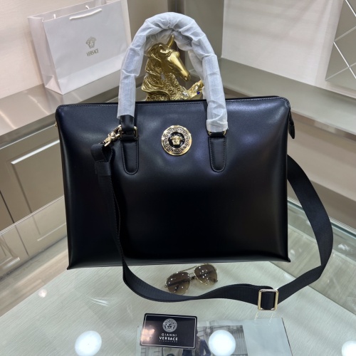 Replica Versace AAA Man Handbags #1132725 $155.00 USD for Wholesale