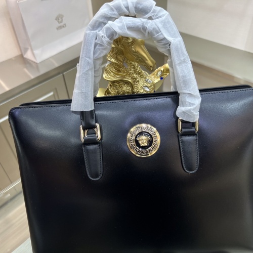 Replica Versace AAA Man Handbags #1132725 $155.00 USD for Wholesale