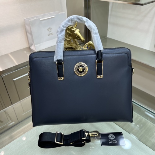 Versace AAA Man Handbags #1132729 $155.00 USD, Wholesale Replica Versace AAA Man Handbags