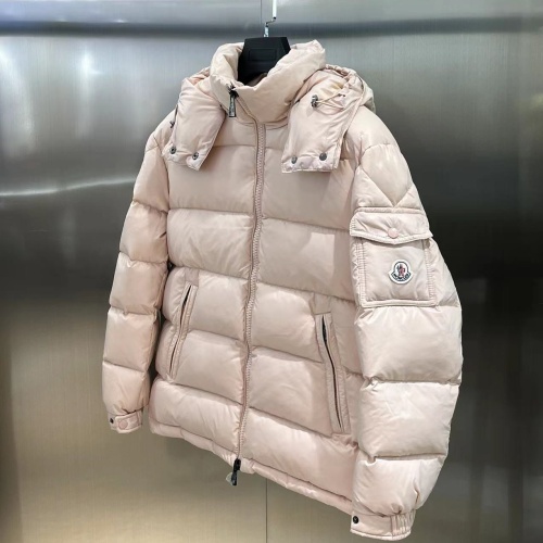 Replica Moncler Down Feather Coat Long Sleeved For Women #1132885 $160.00 USD for Wholesale