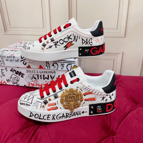 Dolce &amp; Gabbana D&amp;G Casual Shoes For Women #1133880 $112.00 USD, Wholesale Replica Dolce &amp; Gabbana D&amp;G Casual Shoes