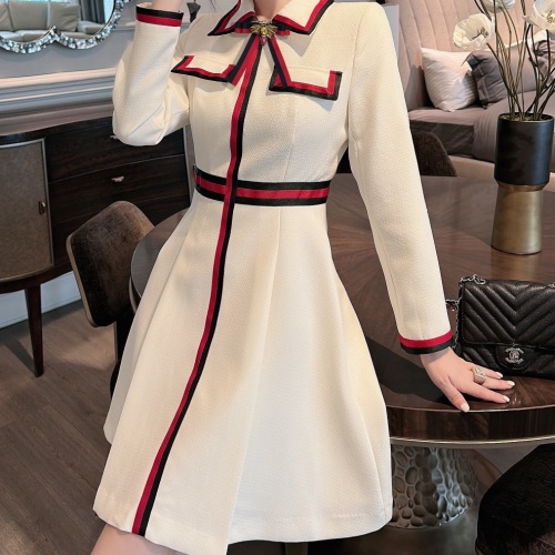 Gucci Dresses Long Sleeved For Women #1134041 $125.00 USD, Wholesale Replica Gucci Dresses