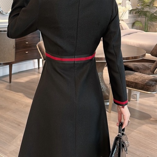 Replica Gucci Dresses Long Sleeved For Women #1134042 $125.00 USD for Wholesale