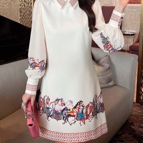 Hermes Dresses Long Sleeved For Women #1134043 $88.00 USD, Wholesale Replica Hermes Dresses