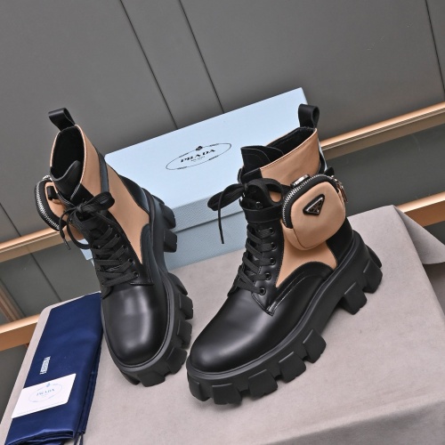 Replica Prada Boots For Women #1134428 $115.00 USD for Wholesale