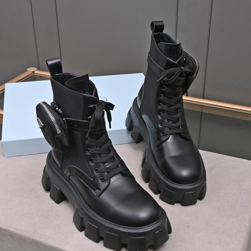 Replica Prada Boots For Men #1134429 $115.00 USD for Wholesale