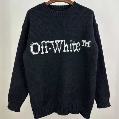 Off-White Sweaters Long Sleeved For Unisex #1135874 $48.00 USD, Wholesale Replica Off-White Sweaters