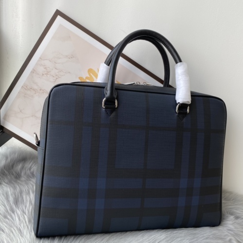 Replica Burberry AAA Man Handbags #1137864 $150.00 USD for Wholesale