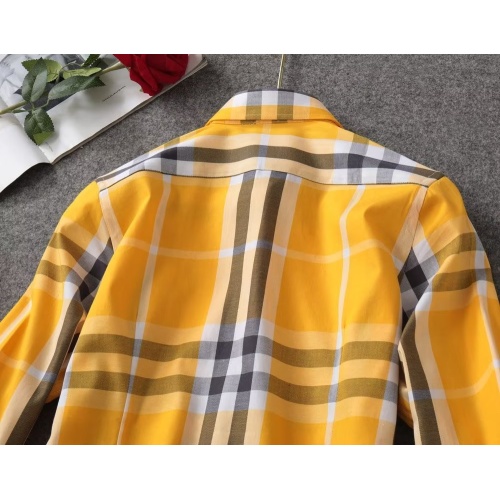 Replica Burberry Shirts Long Sleeved For Women #1138213 $38.00 USD for Wholesale