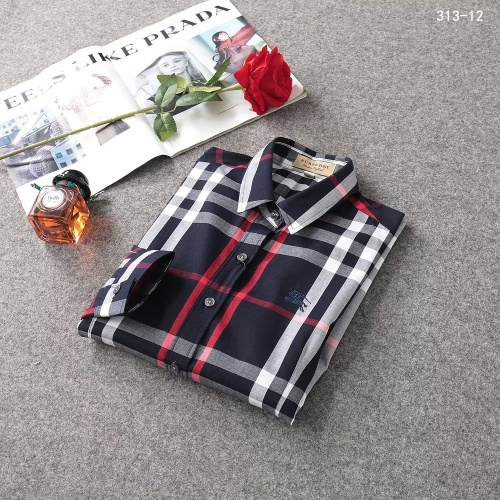 Replica Burberry Shirts Long Sleeved For Women #1138214 $38.00 USD for Wholesale