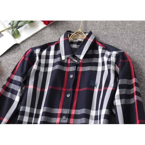 Replica Burberry Shirts Long Sleeved For Women #1138214 $38.00 USD for Wholesale