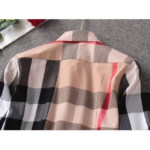 Replica Burberry Shirts Long Sleeved For Women #1138216 $38.00 USD for Wholesale