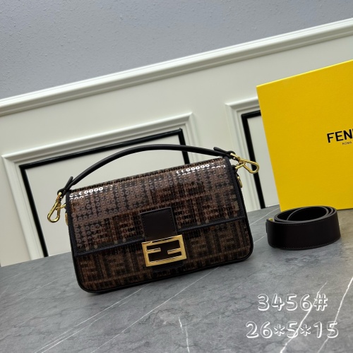 Fendi AAA Quality Messenger Bags For Women #1138341 $125.00 USD, Wholesale Replica Fendi AAA Messenger Bags